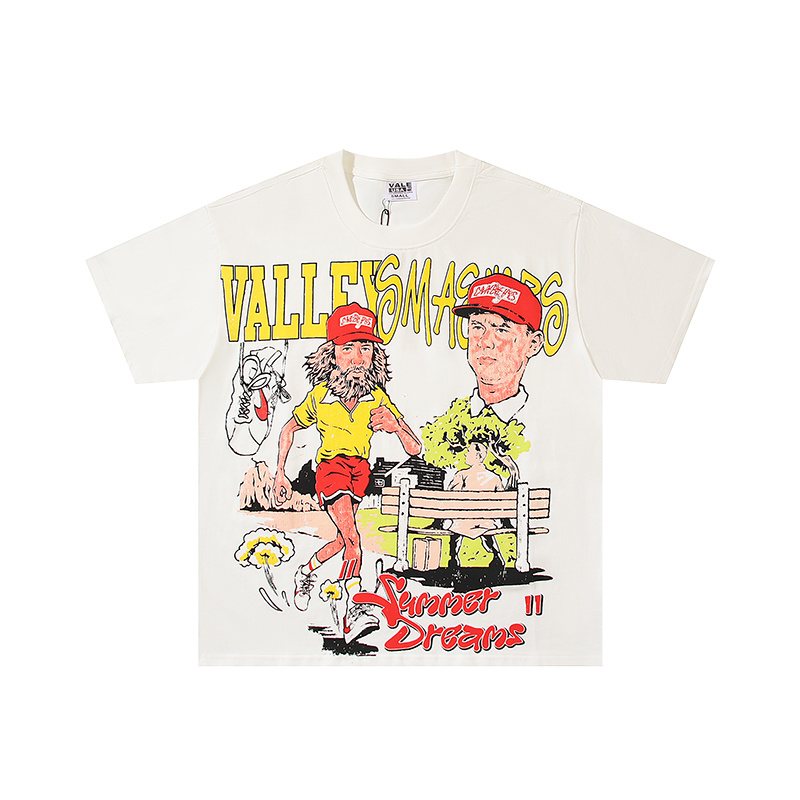 VALE USA Washed Front Graphic Short-Sleeve T-Shirt — hero
