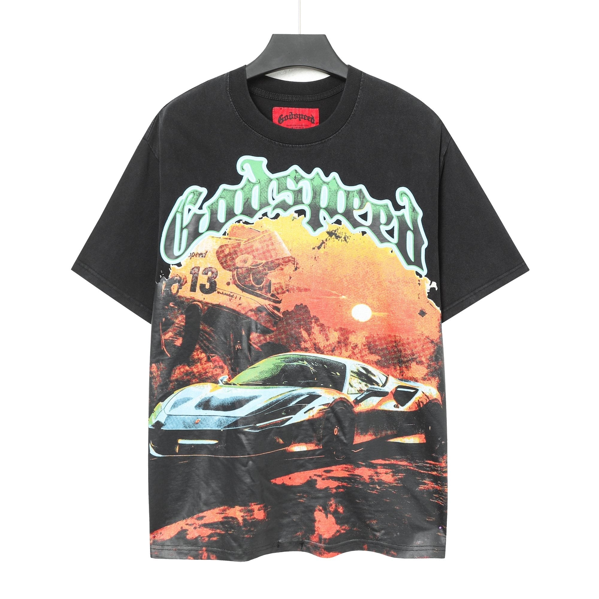 Godspeed Out of Many One Short-Sleeve Graphic T-Shirt — hero