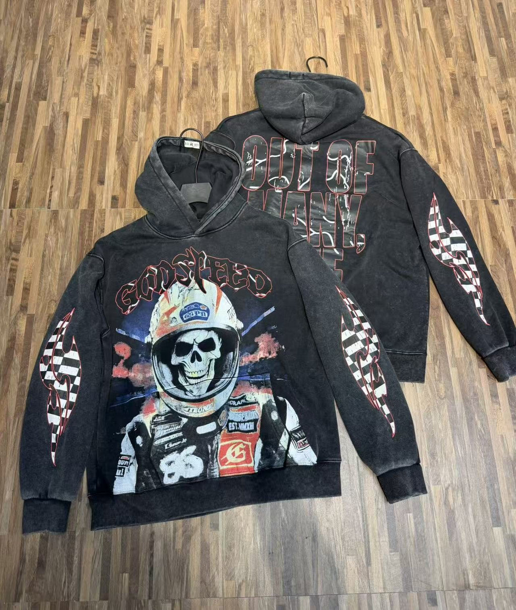 Godspeed Washed Rock Graphic Hoodie — context