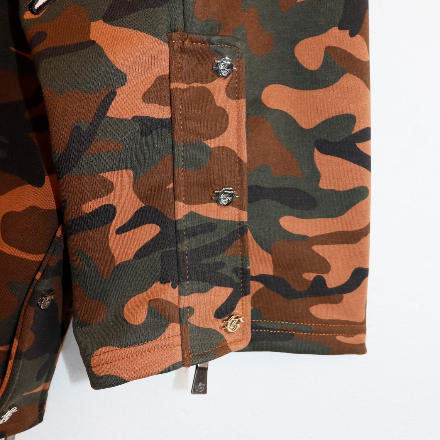 Godspeed Camo Embroidered Hoodie & Pants Matching Set — detail