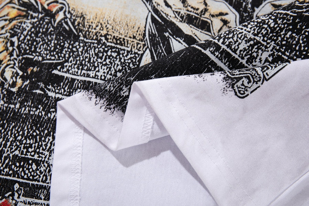 MAJESTIK Eagle Football Graphic Short-Sleeve T-Shirt - White — detail