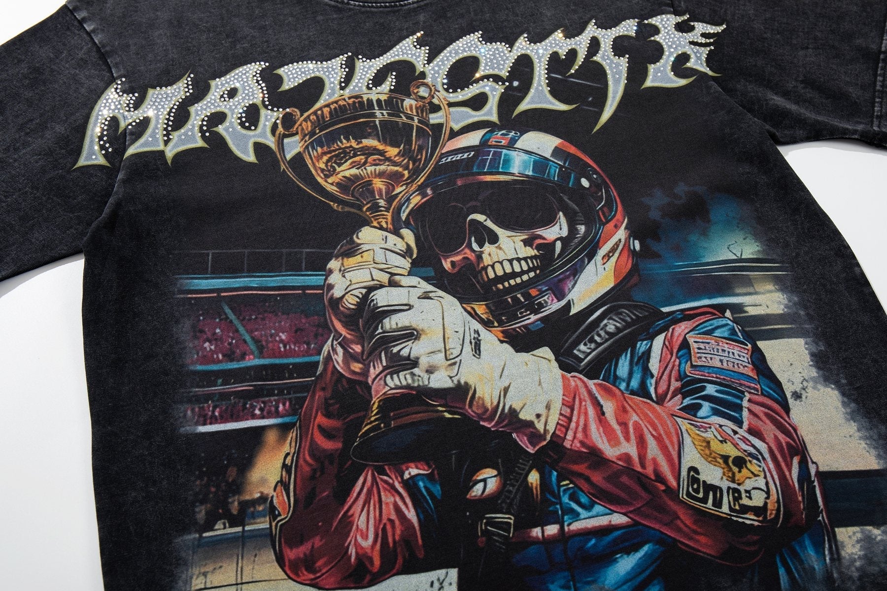 MAJESTIK Astronaut Trophy Graphic T-Shirt — detail