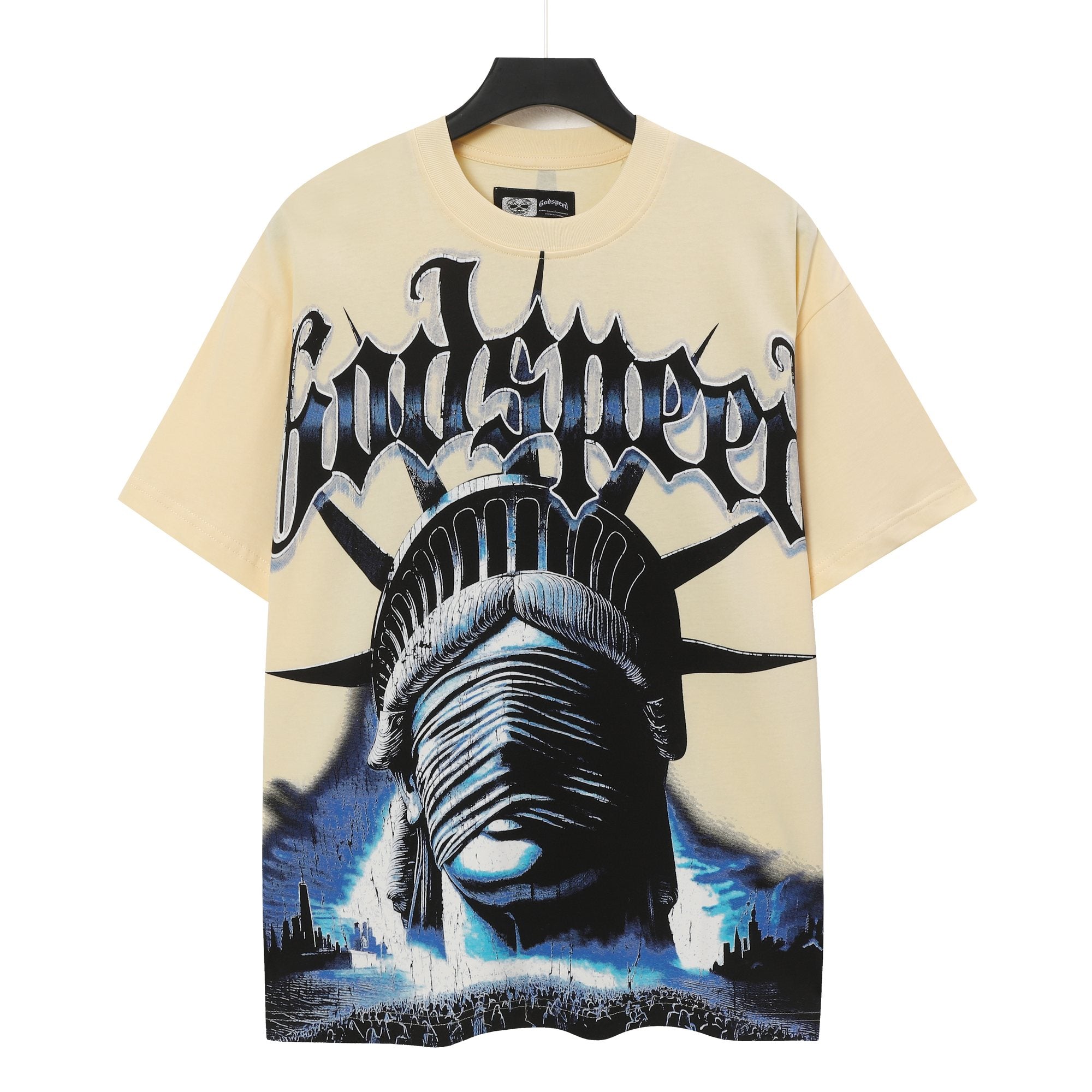Godspeed Statue Graphic Short-Sleeve T-Shirt — hero