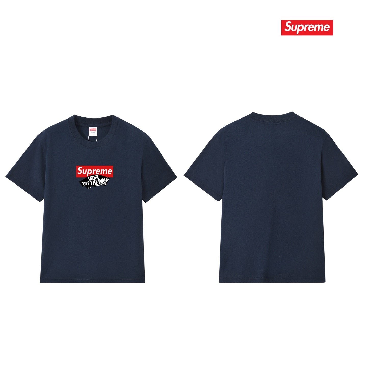 Supreme Vans Off The Wall Graphic T-Shirt — back