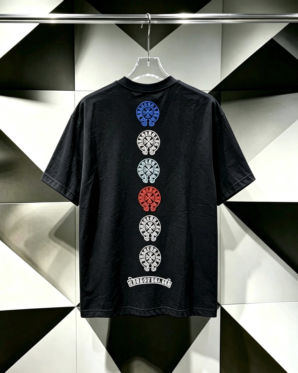 Chrome Hearts Vertical Back Graphic T-Shirt — back