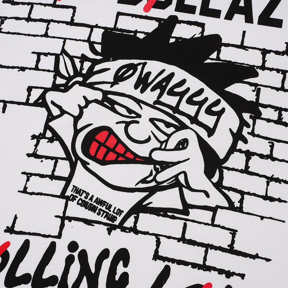 THAT'S A AWFUL LOT OF COUGH SYRUP Front Graphic Short-Sleeve T-Shirt — detail