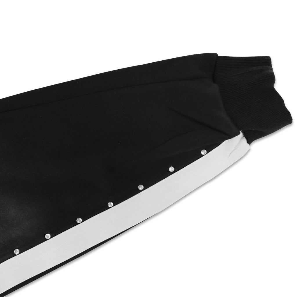 Rough Play Studded Stripe Full-Zip Hoodie — detail