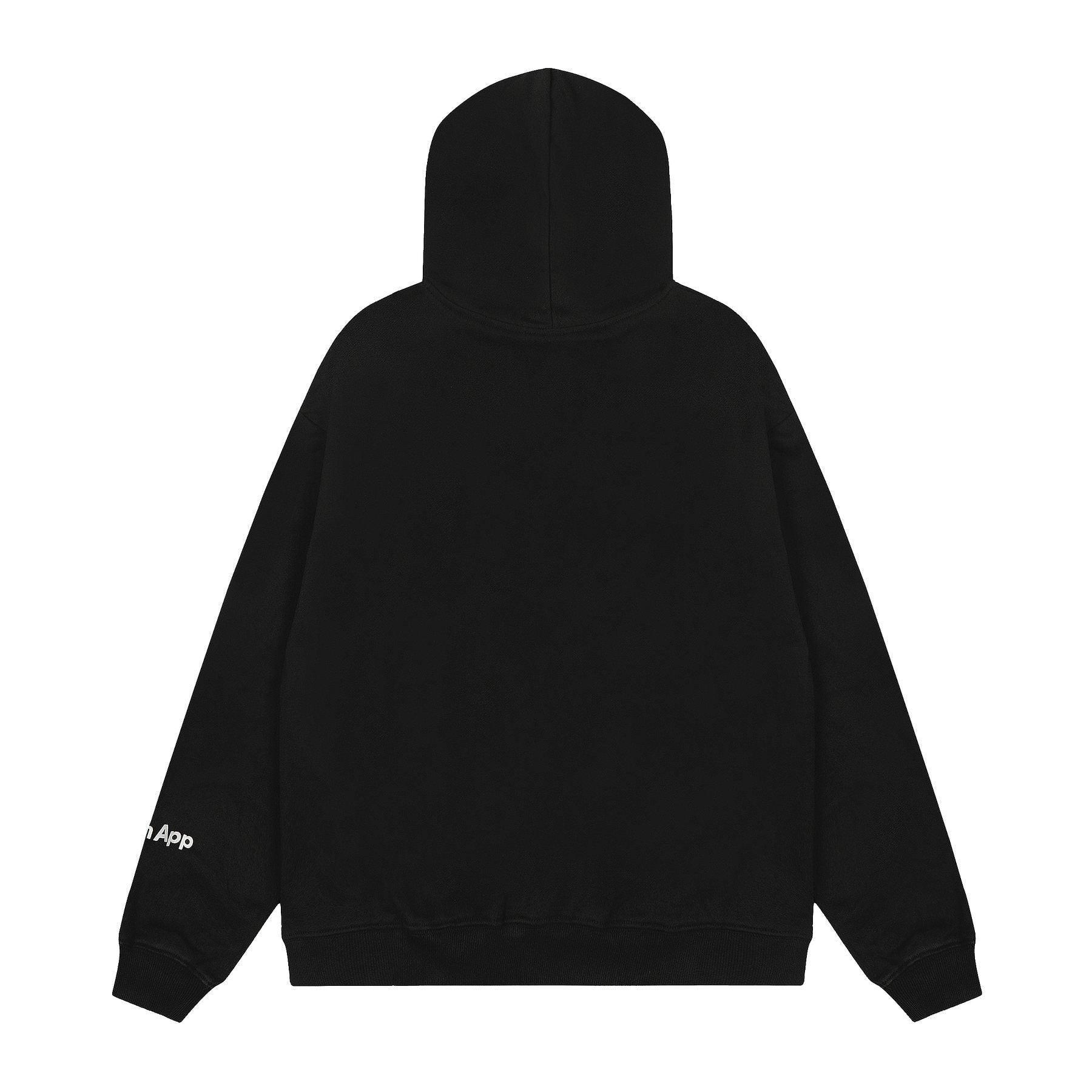 Sp5der Black Spiderweb Zip Hoodie — back