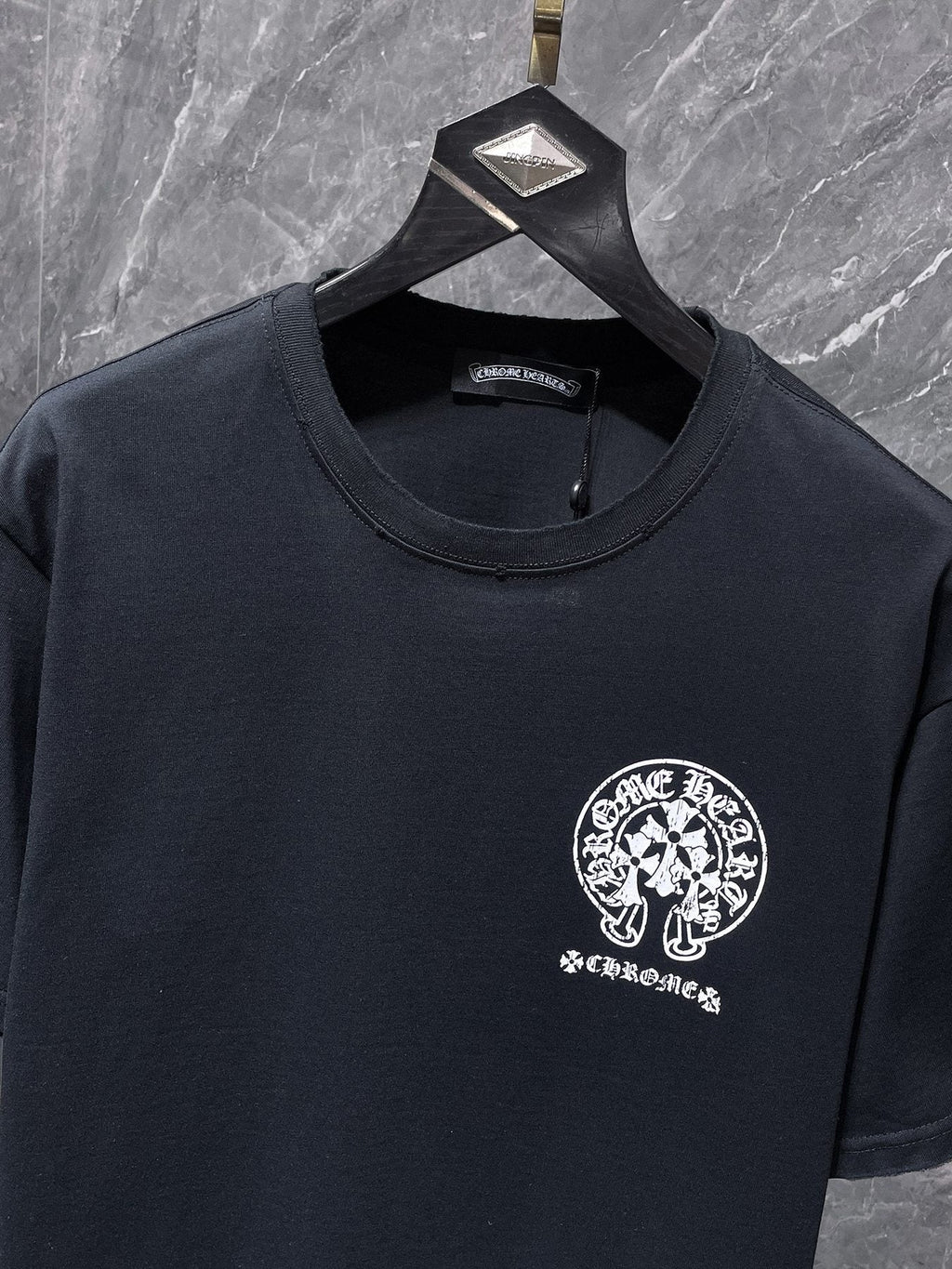 Chrome Hearts Horseshoe Cross Graphic T-Shirt — detail