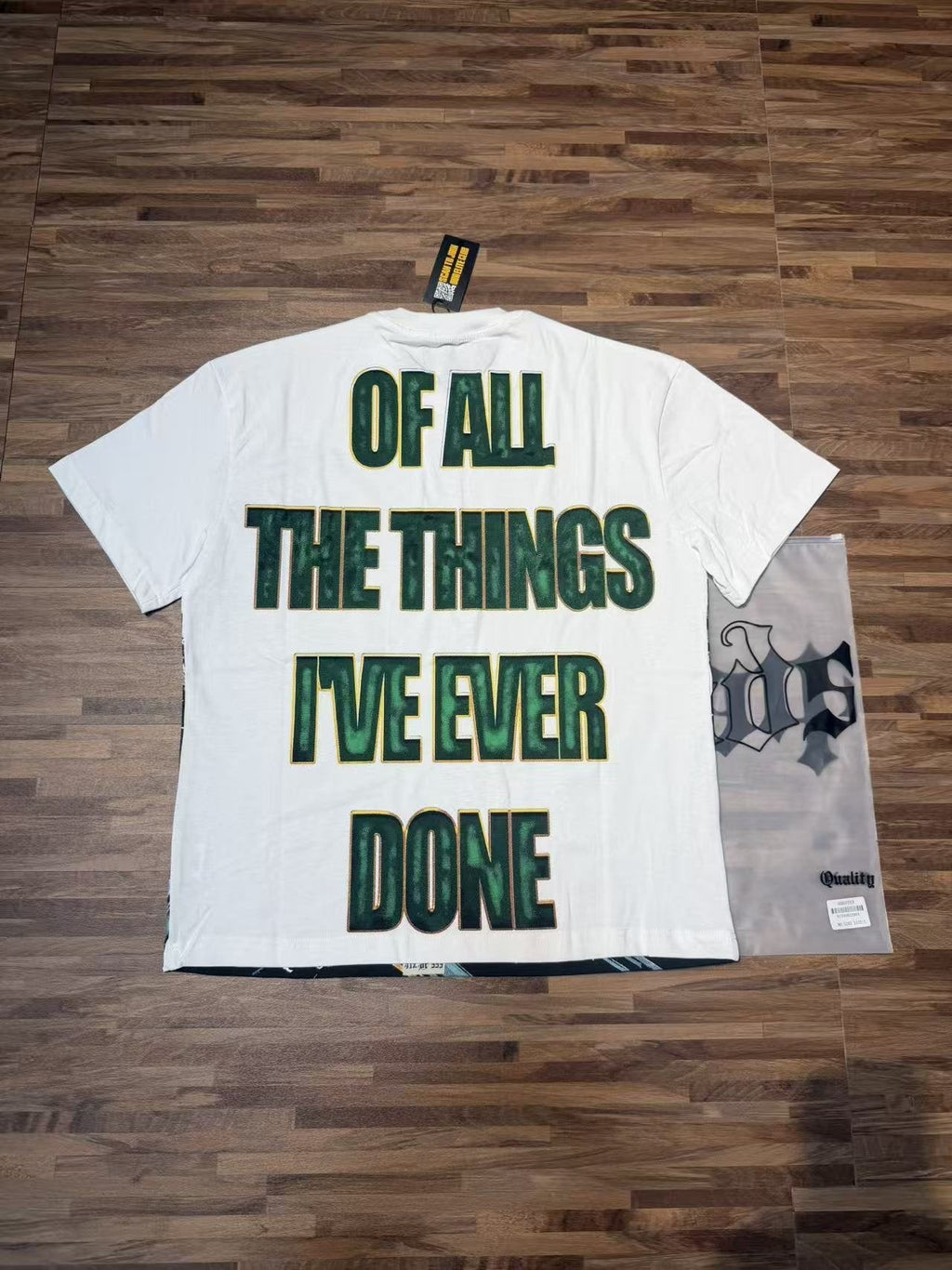 Godspeed Skull Car Graphic T-Shirt — back