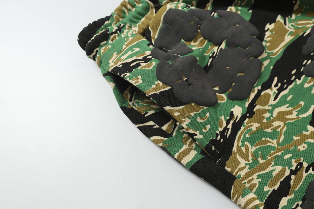 DENIM TEARS Cotton Flower Camo Short-Sleeve Set — detail